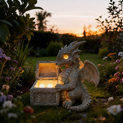Dragon, Guardian of the Glowing Chest